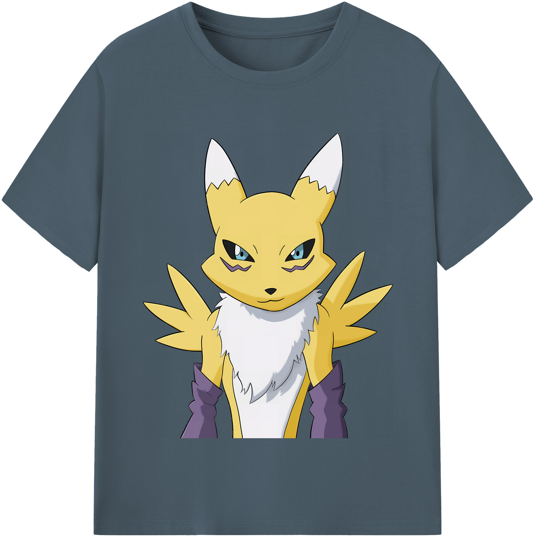 （画像用） Digimon デジタルモンスター/デジモン 綿100％半袖Tシャツ（フロントプリント）